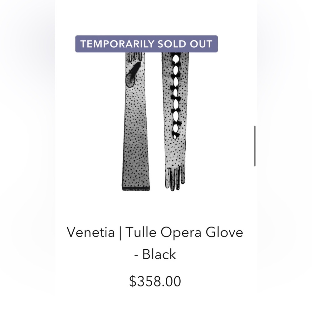 Venetia tulle opera black